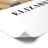 7写真モダン卒業パーティーへようこそ ポスター (角)