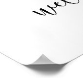 7写真誕生日歓迎サイン、彼または彼女 ポスター (角)