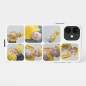 7写真Make Your Own パーソナライズされた Collage iPhoneケース (裏面横)