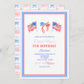 7名門私立校風の月4日パーティー 招待状 (正面/裏面)