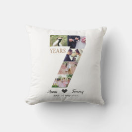 7周年結婚記念日 クッション