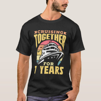 7周年記念クルーズ 結婚7周年 Tシャツ