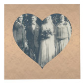 7周年記念コ結婚ンパリーハートフォトキューブ フォトキューブ (正面)