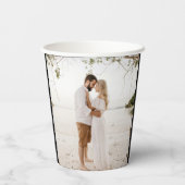 7周年記念ブラックオニキスハートフォト紙カップ 紙コップ (裏面)