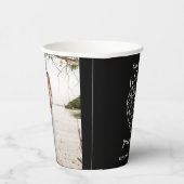 7周年記念ブラックオニキスハートフォト紙カップ 紙コップ (右)