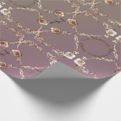 7周年記念結婚バラ ラッピングペーパー (角)