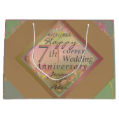 7周年記念結婚抱き枕 ラージペーパーバッグ (正面)