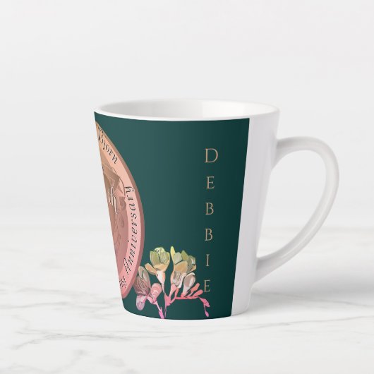 7周年記念結婚銅フェシア カフェラテマグ (右)