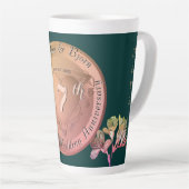 7周年記念結婚銅フェシア カフェラテマグ (右アングル)