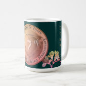 7周年記念結婚銅フェシア コーヒーマグカップ (正面右)