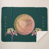 7周年記念結婚銅フェシア シェルパブランケット (正面(横))