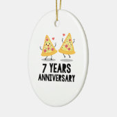 7周年記念7年 セラミックオーナメント (左)