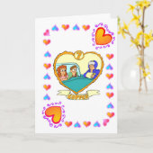 7周年記念 - 銅 カード (黄色い花)