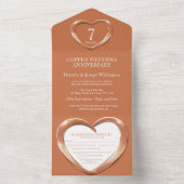 7周年銅婚パーティーイベント全て オールインワン招待状 (内側)