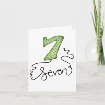 7回目の誕生日バルーンカード