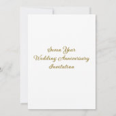 7回目カスタムの結婚写真記念日 招待状 (裏面)