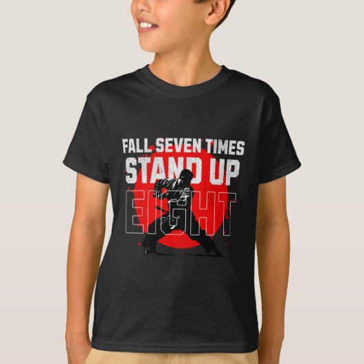 7回落ちて Tシャツ (正面)