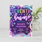 7天国ネオングロー7thバースデーパーティー 招待状 (スタンド正面)