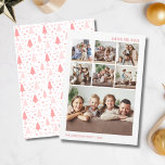 7家族モダン写真コラージュのクリスマス シーズンカード<br><div class="desc">愛祝した人と最も暖かい願いを共有するためにモダン設計されたこのクリスマスフォトコラージュカードで季節の喜び。宇宙を前面に7枚の大切な家族の写真に取り付け、今年の思い出を思い出す美しい方法を提供すお気に入りのるホリデーカード。フェスティバルの木や雪の魅力的結晶が入った冬の模様をバックに展示し、居心地の良い季節のtouchを追加。友人や家族に休日の応援を送るのに最適パーソナライズされたで、このカースタイリッシュドは接続し続ける心のこもった方法である。</div>