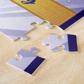 7年のリカバリの記念日はっきりした番号 ジグソーパズル (側面)