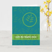 7年の薬物アルコール依存症の回復 カード (黄色い花)