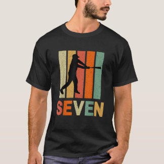 7年オールドベースボール誕生日レトロヴィンテージBda Tシャツ