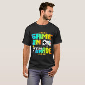 7年生のゲームでゲームのビデオゲーマー戻る学校 Tシャツ (正面フル)