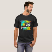 7年生のゲームでゲームのビデオゲーマー戻る学校 Tシャツ (正面フル)