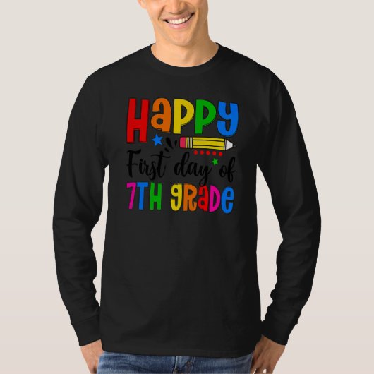 7年生のハッピーラストデイかわいいSの最終日 Tシャツ (正面)