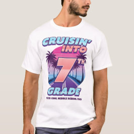 7年生のバックトゥスクールクルーズ (大きいサイズ) Tシャツ