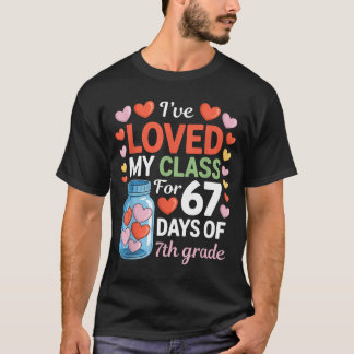 7年生のバレンタインデー67日間大好きCL Tシャツ
