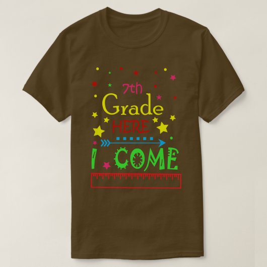 7年生の子供たち来T Tシャツ (デザイン正面)