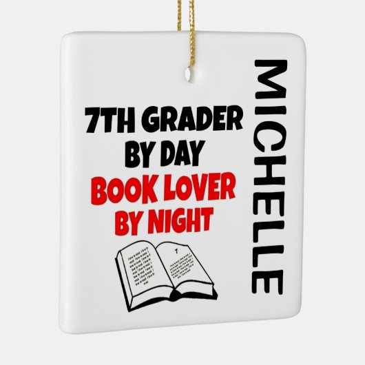 7年生の愛する読人のカスタム セラミックオーナメント (右)