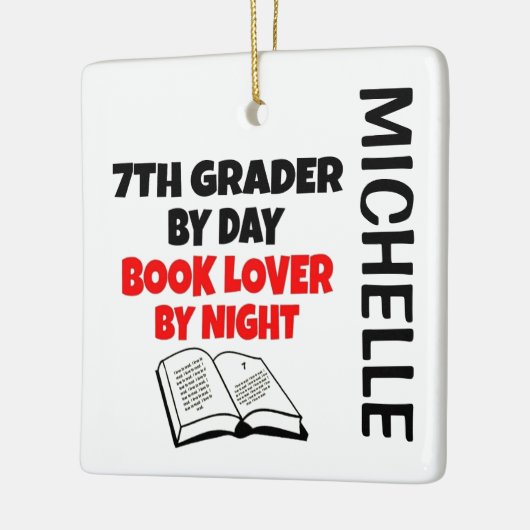 7年生の愛する読人のカスタム セラミックオーナメント (左)