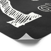 7年生の看板 – 黒板 ポスター (角)