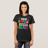 7年生の100日の幼児ボーイガール Tシャツ (正面フル)