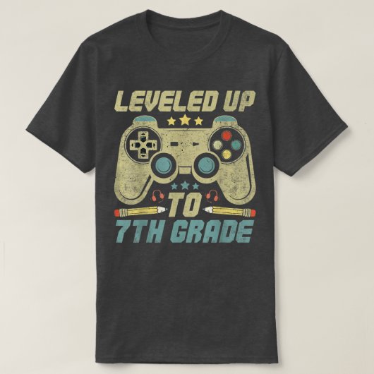 7年生まで平準化新学期ボーイビデオG Tシャツ (デザイン正面)