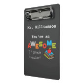 7年生先生有難う素晴らし ミニクリップボード (アングル2)