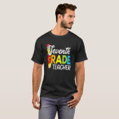 7年生先生1日目かわいい Tシャツ (正面フル)