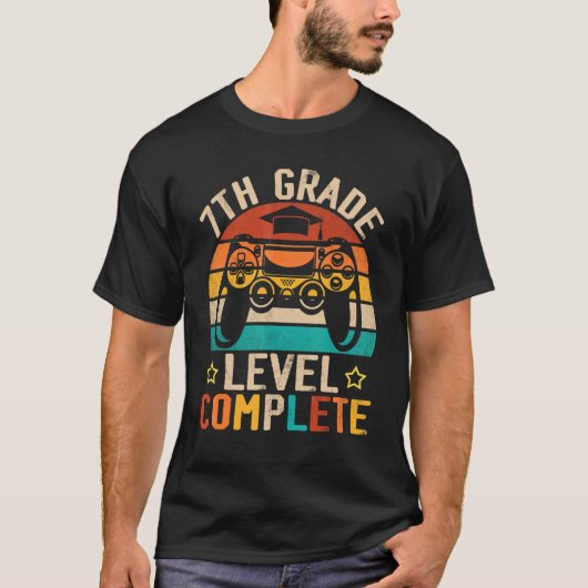 7年生卒業レベル完全ビデオゲーマーGr Tシャツ (正面)