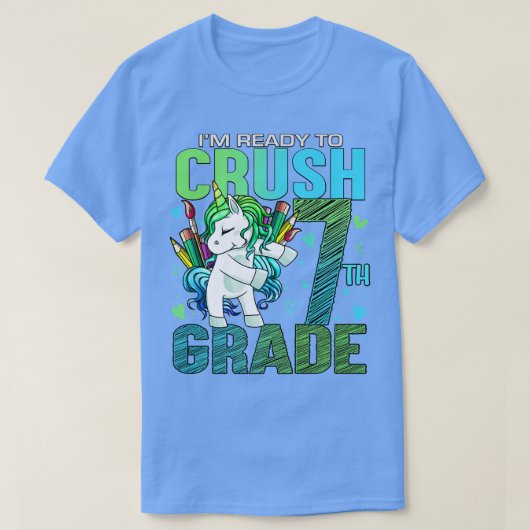7年生新学期国連を粉砕する準備 Tシャツ (デザイン正面)