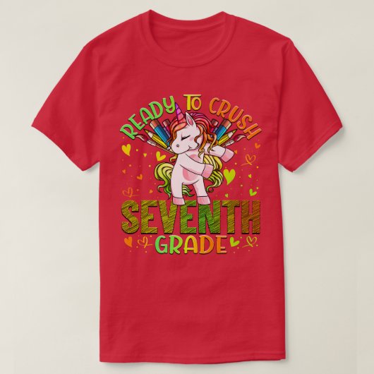 7年生新学期国連を粉砕する準備 Tシャツ (デザイン正面)