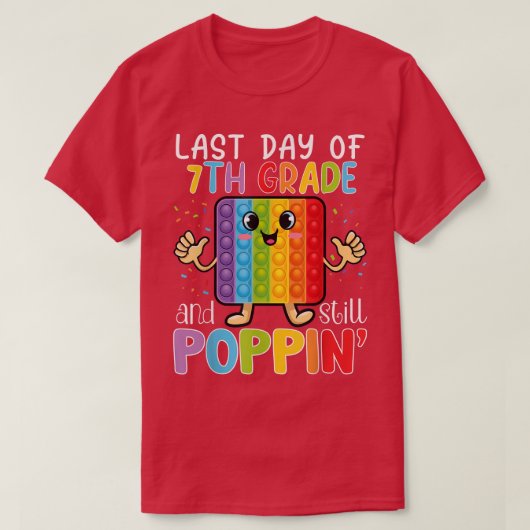 7年生最後の日もまだハッピー フィッジ Tシャツ (デザイン正面)