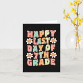 7年生Groovy 7年生先生の最終日 カード (黄色い花)