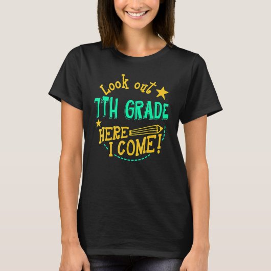 7年生I来新学期 Tシャツ (正面)
