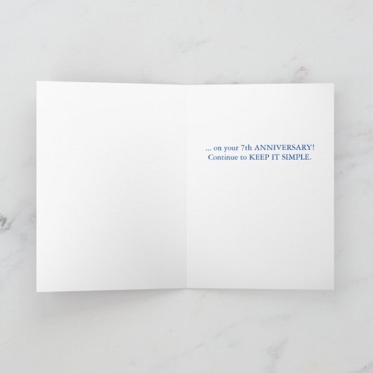 7年目NA回復記念日Each Day Butterfly カード (内部)