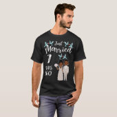 7年結婚目たった今結婚しました Tシャツ (正面フル)