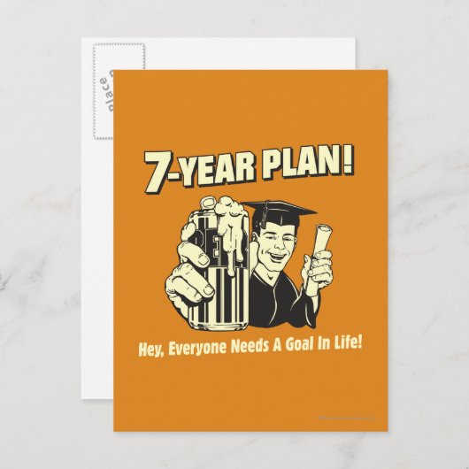 7年計画：すべての人がゴールを必要 ポストカード (正面/裏面)