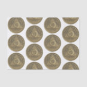 7年記念コイン 薄葉紙 (正面)