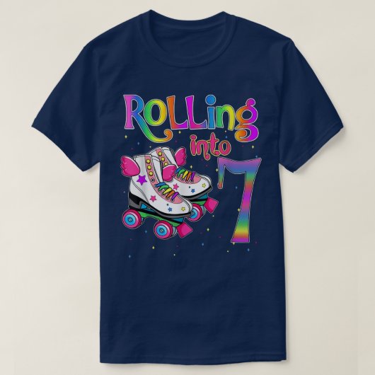 7年転がに入って転が7歳になりそう Tシャツ (デザイン正面)